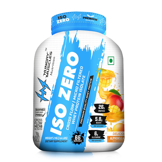   HUNGRY MUSCLES NUTRITION ISO ZERO - 5 Lbs (Alphonso Mango)