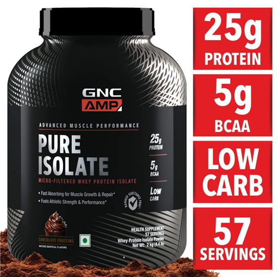 GNC AMP PURE ISOLATE - 4.4 lbs