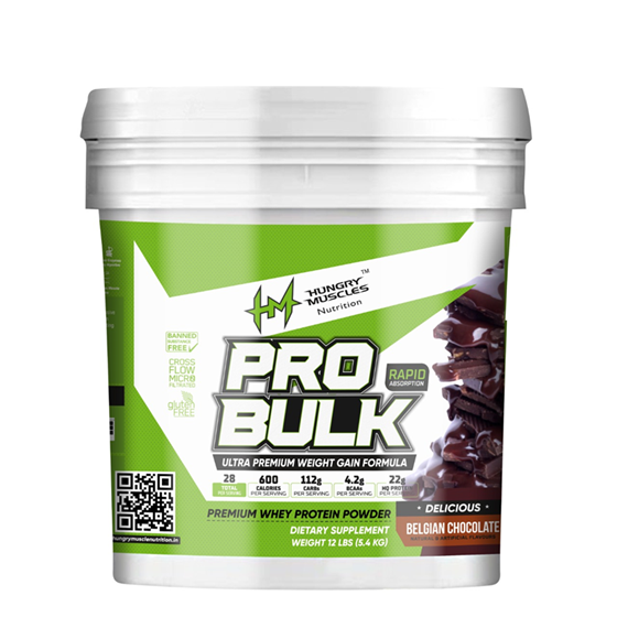 HUNGRY MUSCLES NUTRITION PRO-BULK - 12 Lbs 
