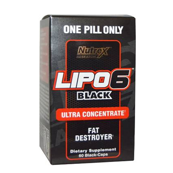 NUTREX LIPO 6 BLACK ULTRA CONCENTRATE - 60 Capsules