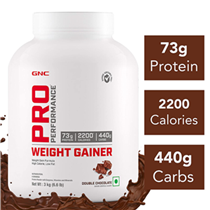 GNC Pro Performance Weight Gainer - 3 kg (Double Chocolate)