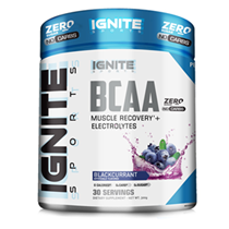 IGNITE SPORTS BCAA  (BLACKCURRENT) - 30 Servings